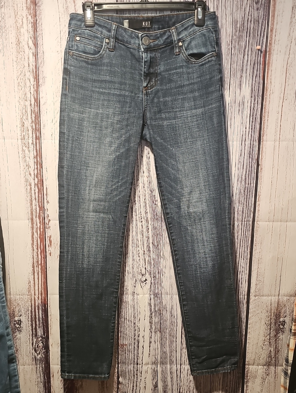Kut from the Kloth Women's Skinny Jeans - Dark Blue Wash